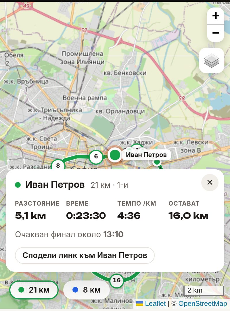 Проследяване на участник на телефон